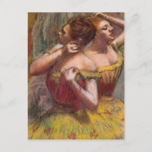 Edgar Degas Twee dansers Briefkaart