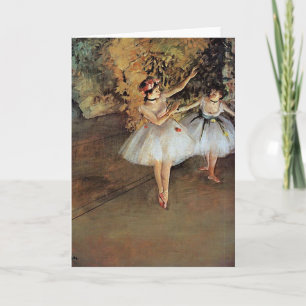 Edgar Degas - Twee Dansers Feestdagen Kaart