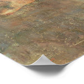 Edgar Degas | Twee dansers in Rest, dansers in bla Poster (Hoek)