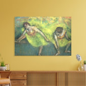 Edgar Degas | Twee dansers ontspannen Canvas Afdruk (Insitu (Woonkamer))