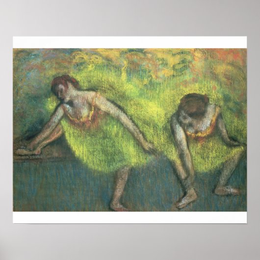 Edgar Degas | Twee dansers ontspannen Poster (Voorkant)