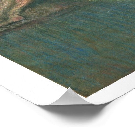 Edgar Degas | Twee dansers ontspannen Poster (Hoek)