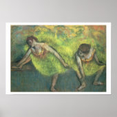 Edgar Degas | Twee dansers ontspannen Poster (Voorkant)