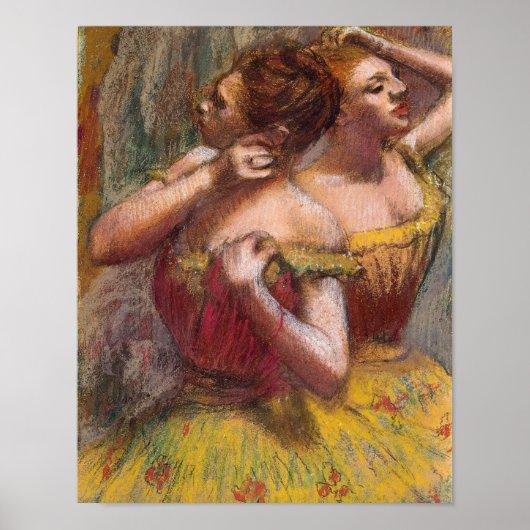 Edgar Degas | Twee dansers Poster (Voorkant)