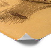 Edgar Degas | Twee dansers Poster (Hoek)