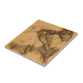 Edgar Degas | Twee dansers Tegeltje (Zijkant)
