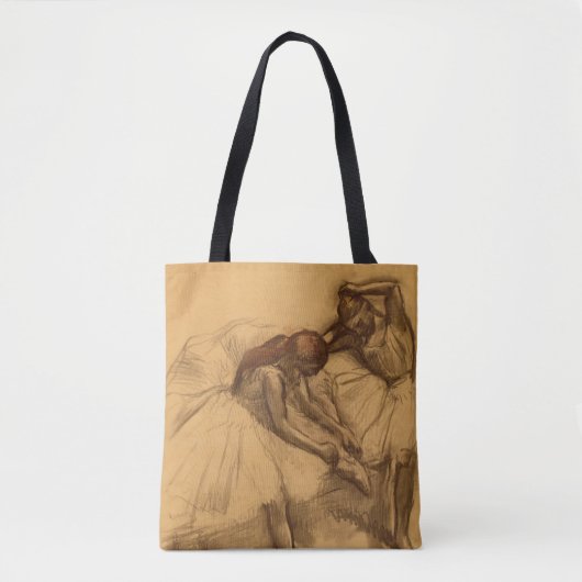 Edgar Degas | Twee dansers Tote Bag (Voorkant)