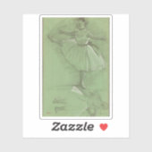 Edgar Degas - Twee studies van dansers Sticker (Vel)