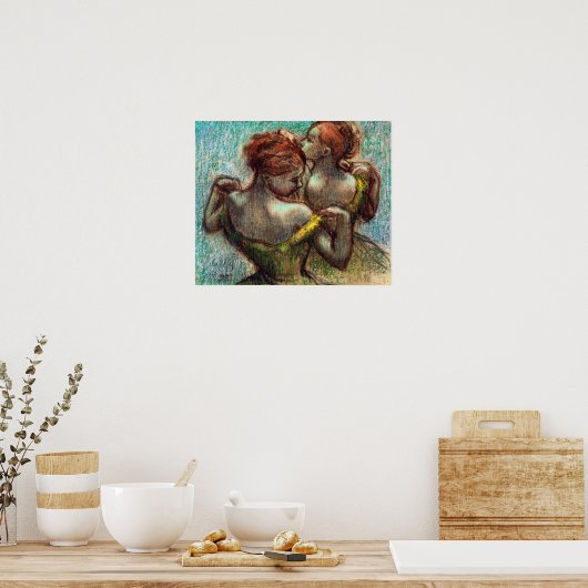 Edgar Degas Two Dancers Poster (Keuken)