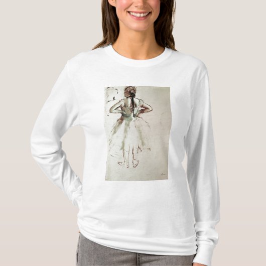 Edgar Degas | Van achteren bekeken danser T-shirt (Voorkant)