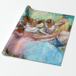 Edgar Degas - Vier Ballerinas in Stage Cadeaupapier