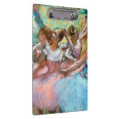 Edgar Degas - Vier Ballerinas in Stage Klembord (Rechts)