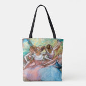 Edgar Degas - Vier Ballerinas in Stage Tote Bag (Achterkant)