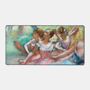 Edgar Degas - Vier ballerina's op het podium Bureaumat