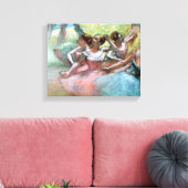 Edgar Degas | Vier ballerinas op het podium Canvas Afdruk (Insitu (Woonkamer))