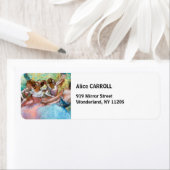 Edgar Degas - Vier ballerina's op het podium Etiket (Insitu)