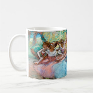 Edgar Degas - Vier ballerina's op het podium Koffiemok