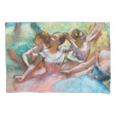 Edgar Degas - Vier ballerina's op het podium Kussensloop (Voorkant)