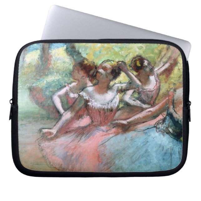 Edgar Degas | Vier ballerinas op het podium Laptop Sleeve (Voorkant)