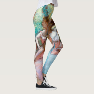 Edgar Degas - Vier ballerina's op het podium Leggings
