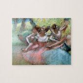 Edgar Degas | Vier ballerinas op het podium Legpuzzel (Horizontaal)