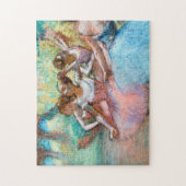 Edgar Degas - Vier ballerina's op het podium Legpuzzel (Verticaal)