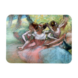 Edgar Degas   Vier ballerinas op het podium Magneet
