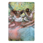 Edgar Degas | Vier ballerinas op het podium Mini Klembord (Achterkant)