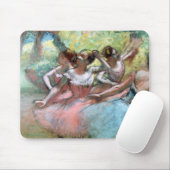 Edgar Degas | Vier ballerinas op het podium Muismat (Met muis)