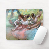 Edgar Degas | Vier ballerinas op het podium Muismat (Met muis)