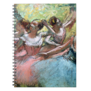 Edgar Degas   Vier ballerinas op het podium Notitieboek