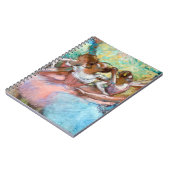 Edgar Degas - Vier ballerina's op het podium Notitieboek (Linkerzijde)