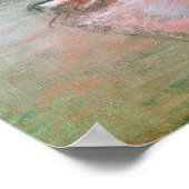 Edgar Degas | Vier ballerinas op het podium Poster (Hoek)