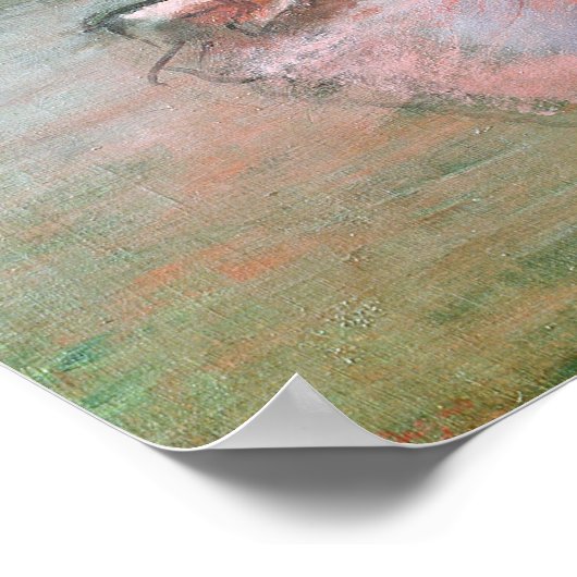 Edgar Degas | Vier ballerinas op het podium Poster (Hoek)