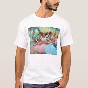 Edgar Degas - Vier ballerina's op het podium T-shirt