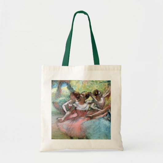Edgar Degas | Vier ballerinas op het podium Tote Bag (Voorkant)