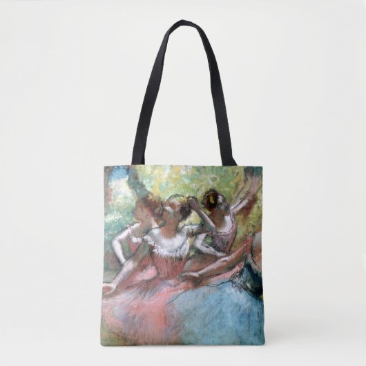 Edgar Degas | Vier ballerinas op het podium Tote Bag (Voorkant)