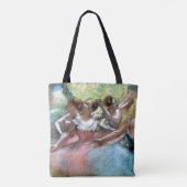 Edgar Degas | Vier ballerinas op het podium Tote Bag (Achterkant)