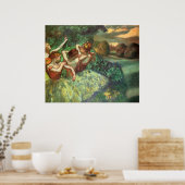 Edgar Degas Vier Dancers Poster (Keuken)