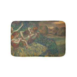 Edgar Degas Vier Dansers Impressionist Badmat