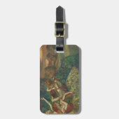 Edgar Degas Vier Dansers Impressionist Bagagelabel (Voorkant verticaal)