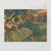 Edgar Degas Vier Dansers Impressionist Briefkaart (Voorkant)