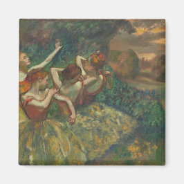 Edgar Degas Vier Dansers Impressionist Magneet