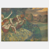 Edgar Degas Vier Dansers Impressionist Magneet (Voorkant)