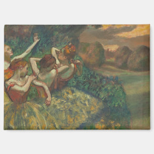 Edgar Degas Vier Dansers Impressionist Magneet