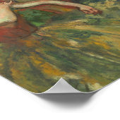 Edgar Degas Vier Dansers Impressionist Poster (Hoek)