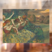 Edgar Degas Vier Dansers Impressionist Raamsticker (Vel 2)