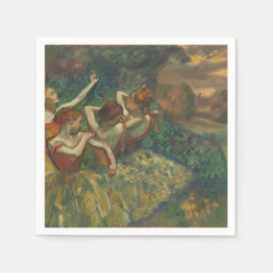 Edgar Degas Vier Dansers Impressionist Servet
