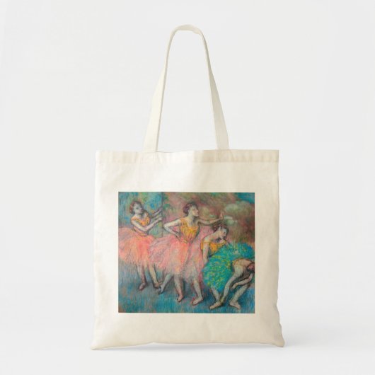 Edgar Degas - Vier dansers Tote Bag (Voorkant)