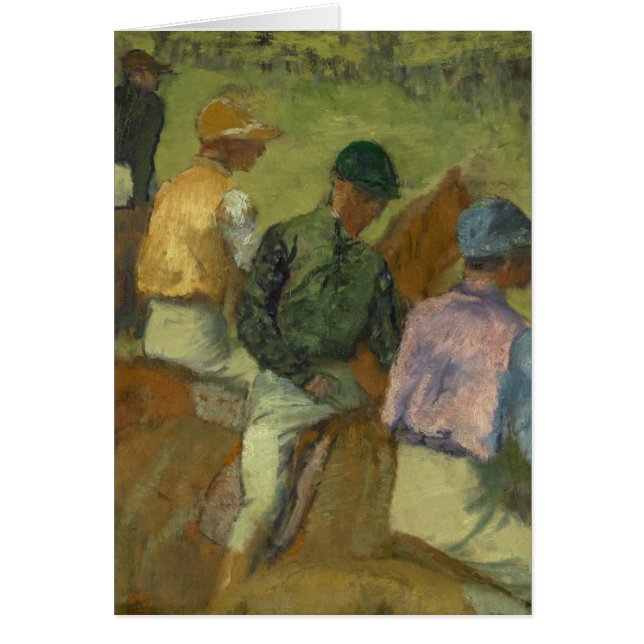 Edgar Degas | Vier Jockeys (Voorkant)